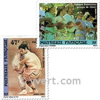 n° 333/335 -  Selo Polinésia Correios