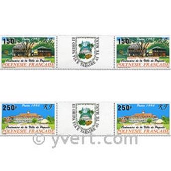 n° 358A/359A -  Selo Polinésia Correios