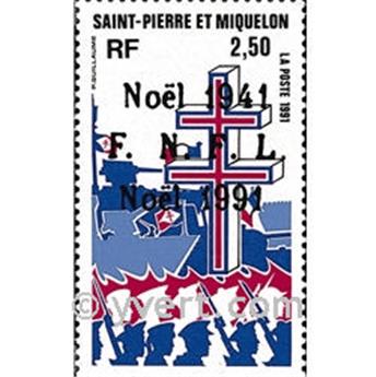 n.o 554 -  Sello San Pedro y Miquelón Correos