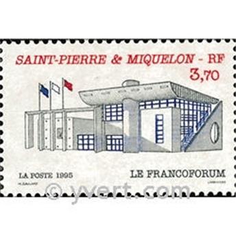 n.o 621 -  Sello San Pedro y Miquelón Correos