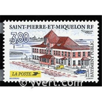 n.o 655 -  Sello San Pedro y Miquelón Correos