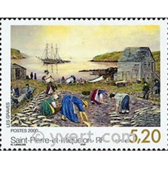 n.o 709 -  Sello San Pedro y Miquelón Correos