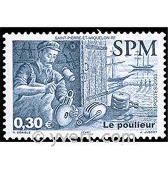 n.o 795 -  Sello San Pedro y Miquelón Correos