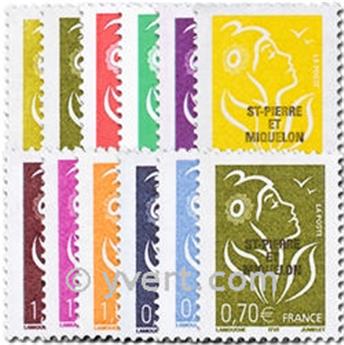 nr. 829/839 -  Stamp Saint-Pierre et Miquelon Mail