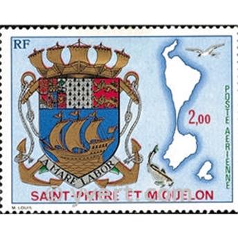n.o 58 -  Sello San Pedro y Miquelón Correo aéreo