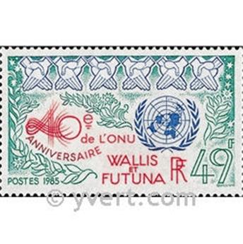 n.o 332 -  Sello Wallis y Futuna Correos