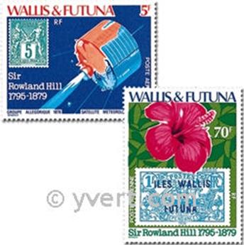 n° 92/95  -  Selo Wallis e Futuna Correio aéreo