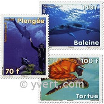 n° 879/881 -  Timbre Polynésie Poste