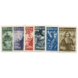 n°431/436** - Timbre Autriche Poste n°431/436** - Timbre Autriche Poste
